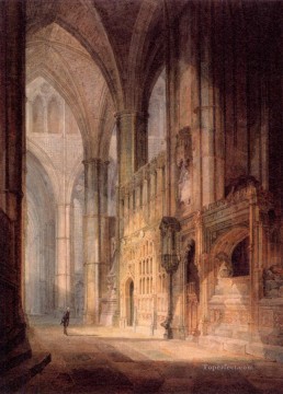  Turner Oil Painting - St Erasmus in Bishop Islips Chapel Westminster Abbey landscape Turner